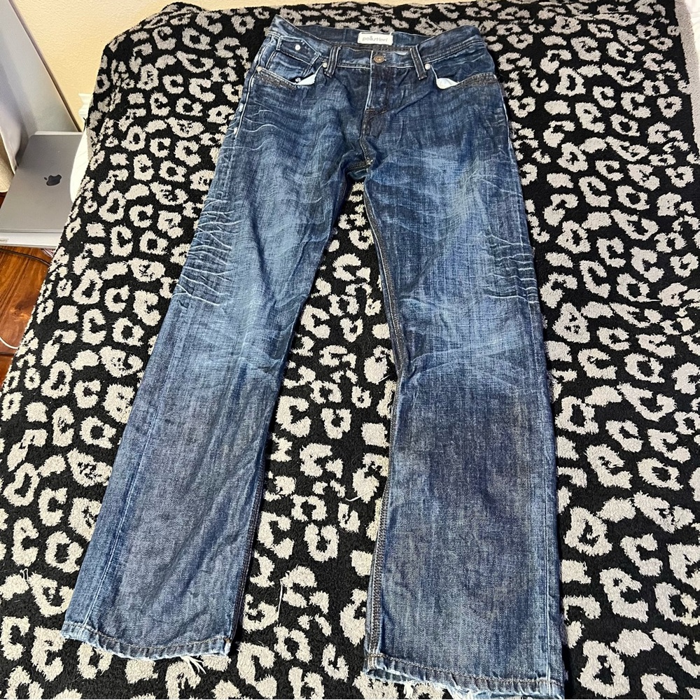 Washed Blue Jeans